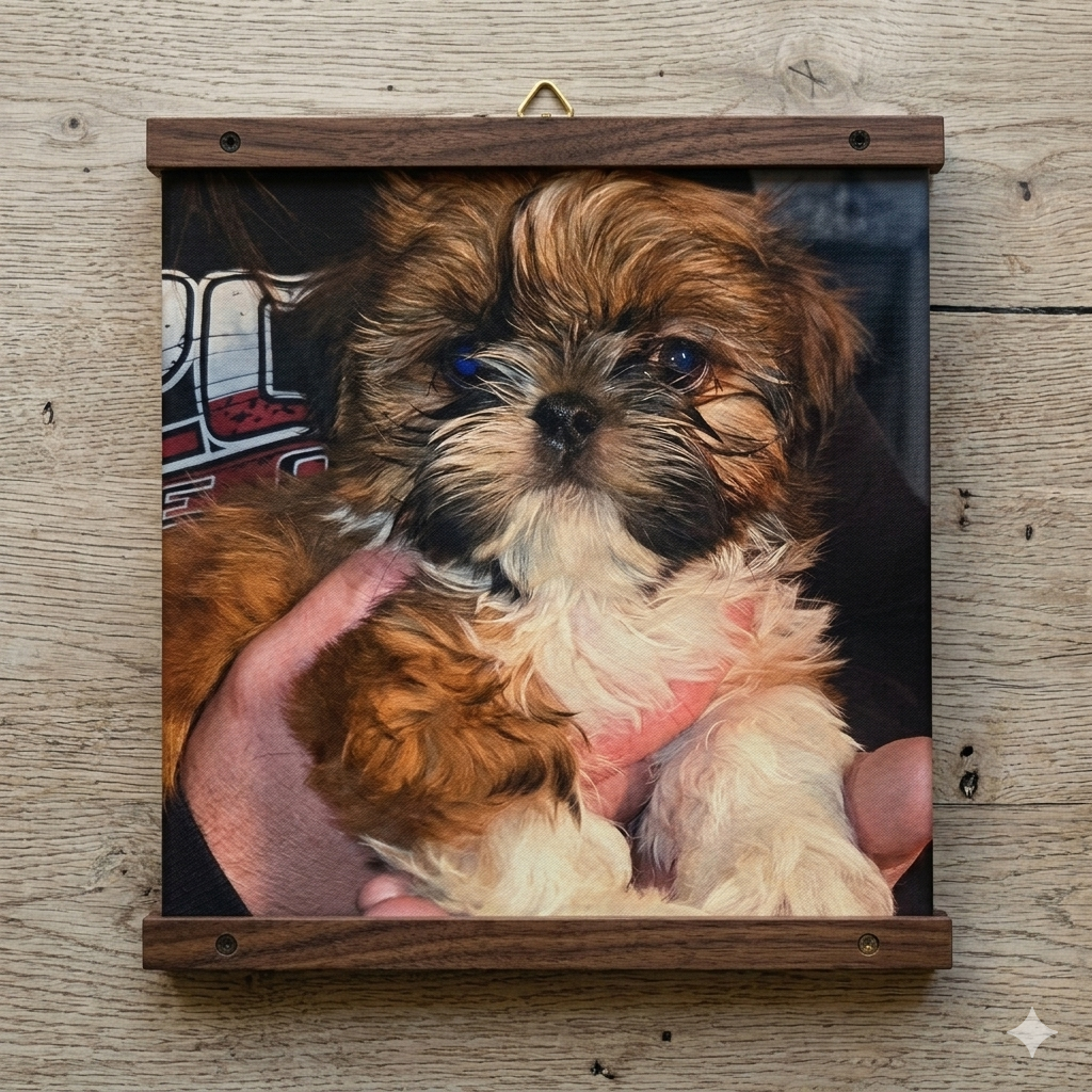 Custom Classic Photo Canvas Print – Studio Background